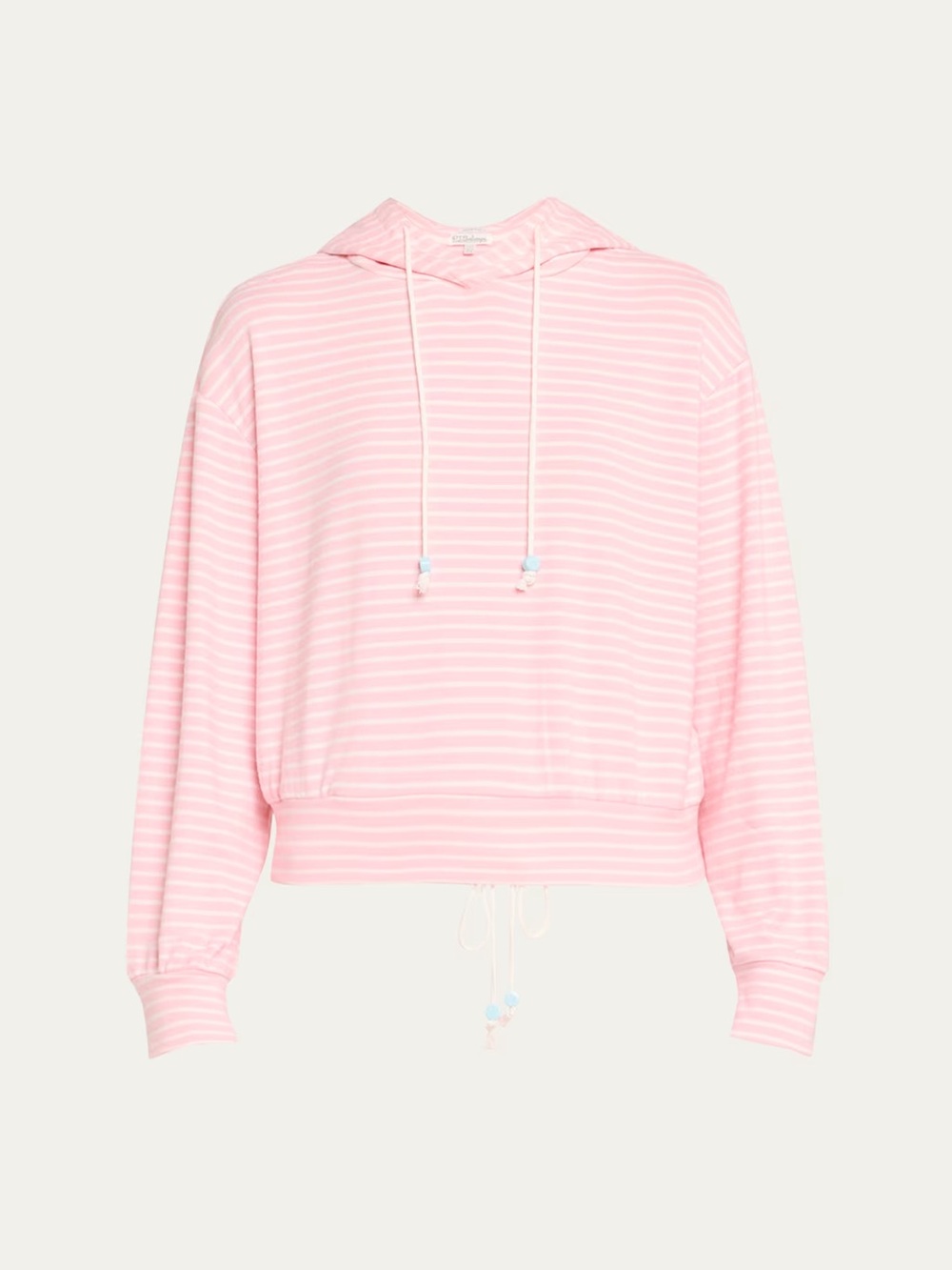 PJ Salvage Pink Striped Hoodie Sweatshirt